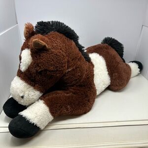 Jumbo Goffa International 30”  Laying Horse Plush Stuffed Animal B5